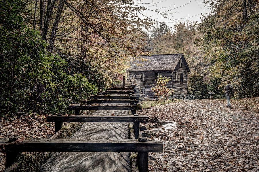 Fall Photograph - Mingus Mill by Alex Banakas