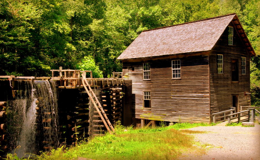 National Parks Photograph - Mingus Mill by Karen Wiles