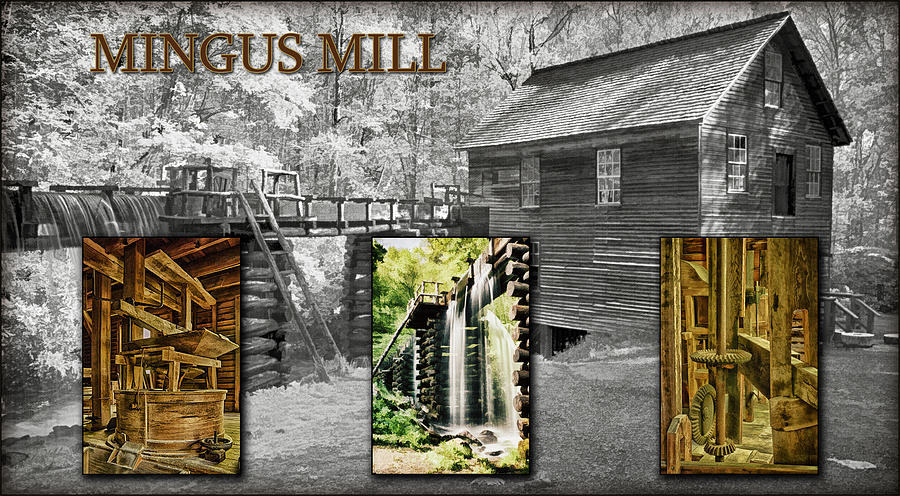 Mingus Mill Montage Photograph by Priscilla Burgers