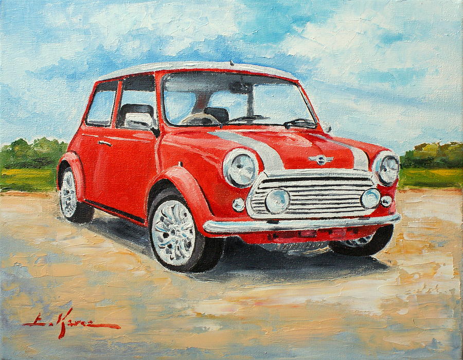 Mini Cooper Sportspack 1979 Painting by Luke Karcz