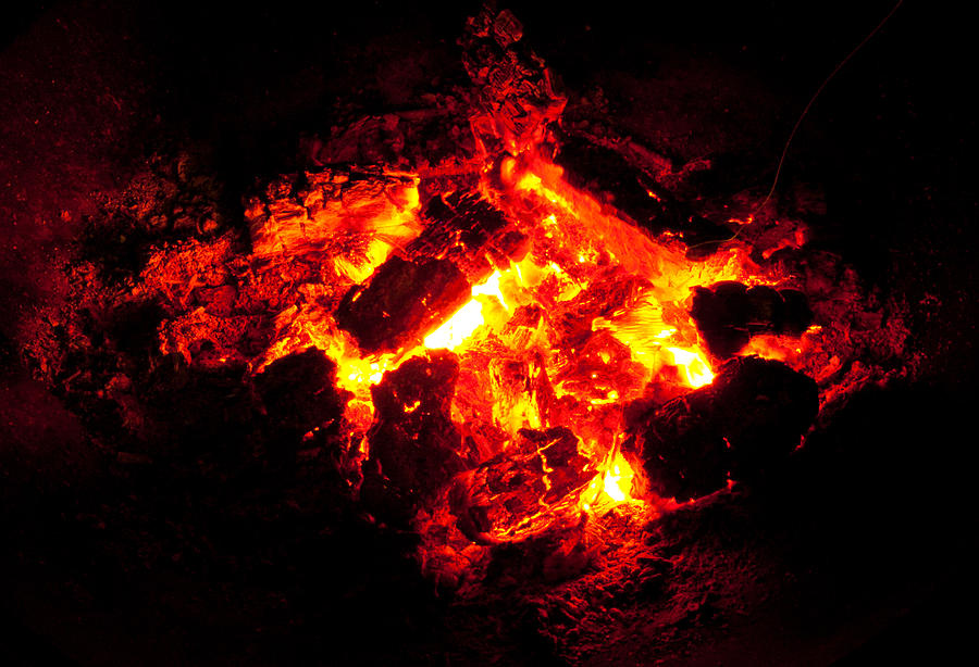 Fire Photograph - Mini-Hell by Chris Coward
