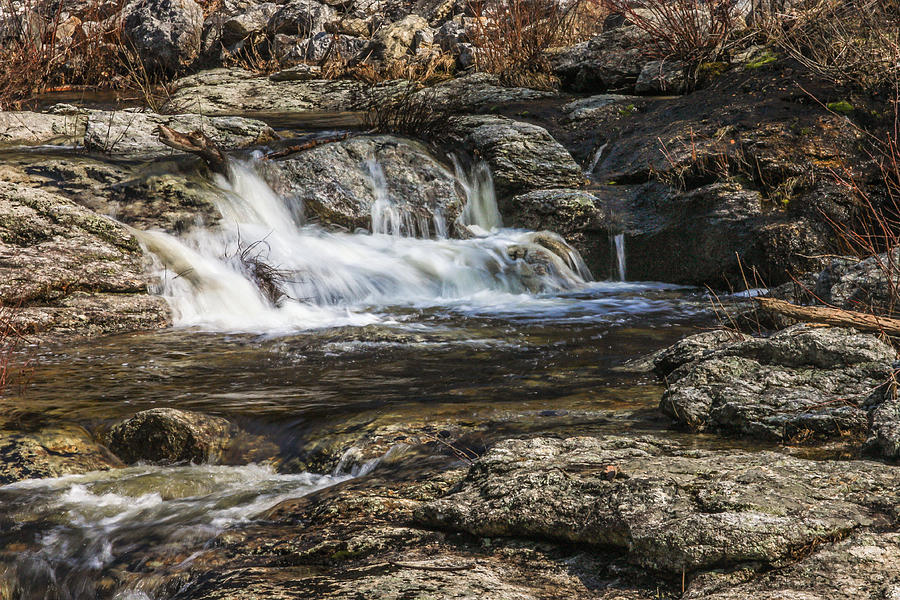Mini waterfall Photograph by Jane Luxton
