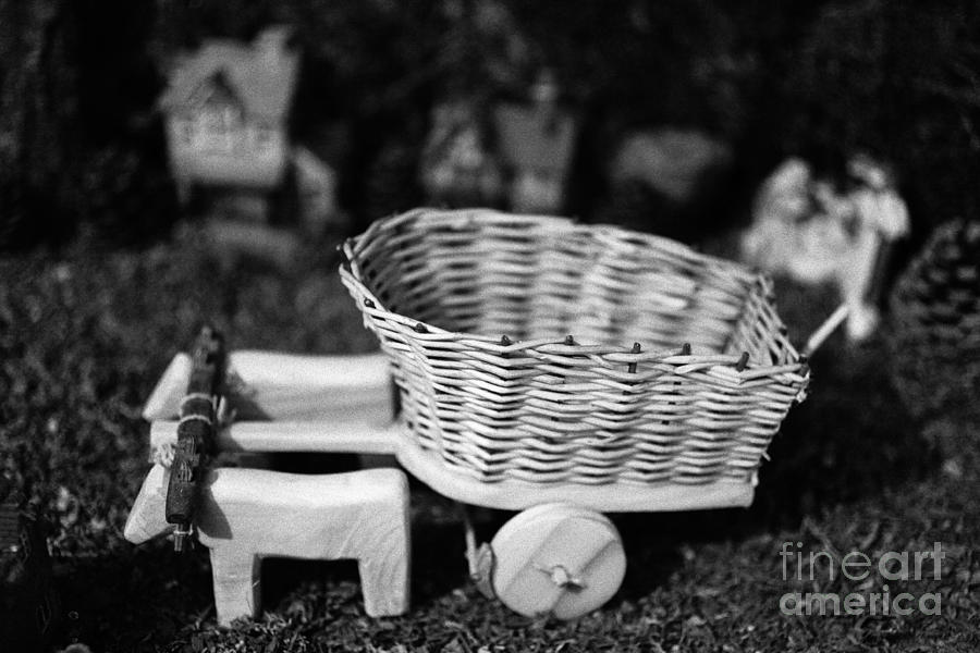 Miniature oxen-cart Photograph by Gaspar Avila
