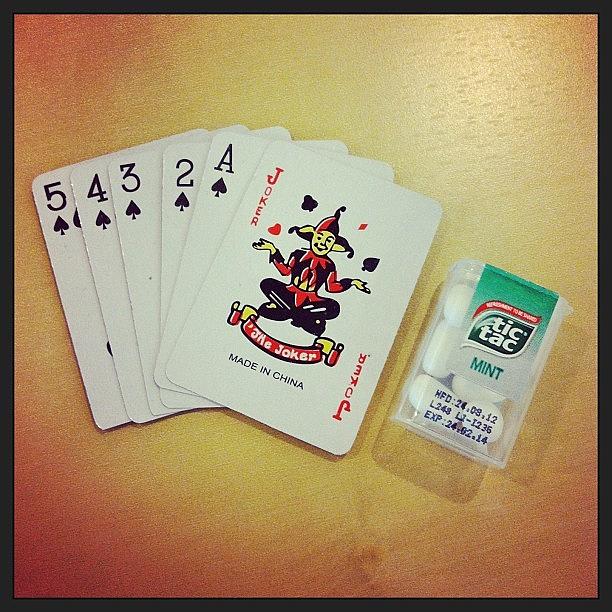 Miniature Playing Cards. Tic Tac For Photograph by Yuen Yim