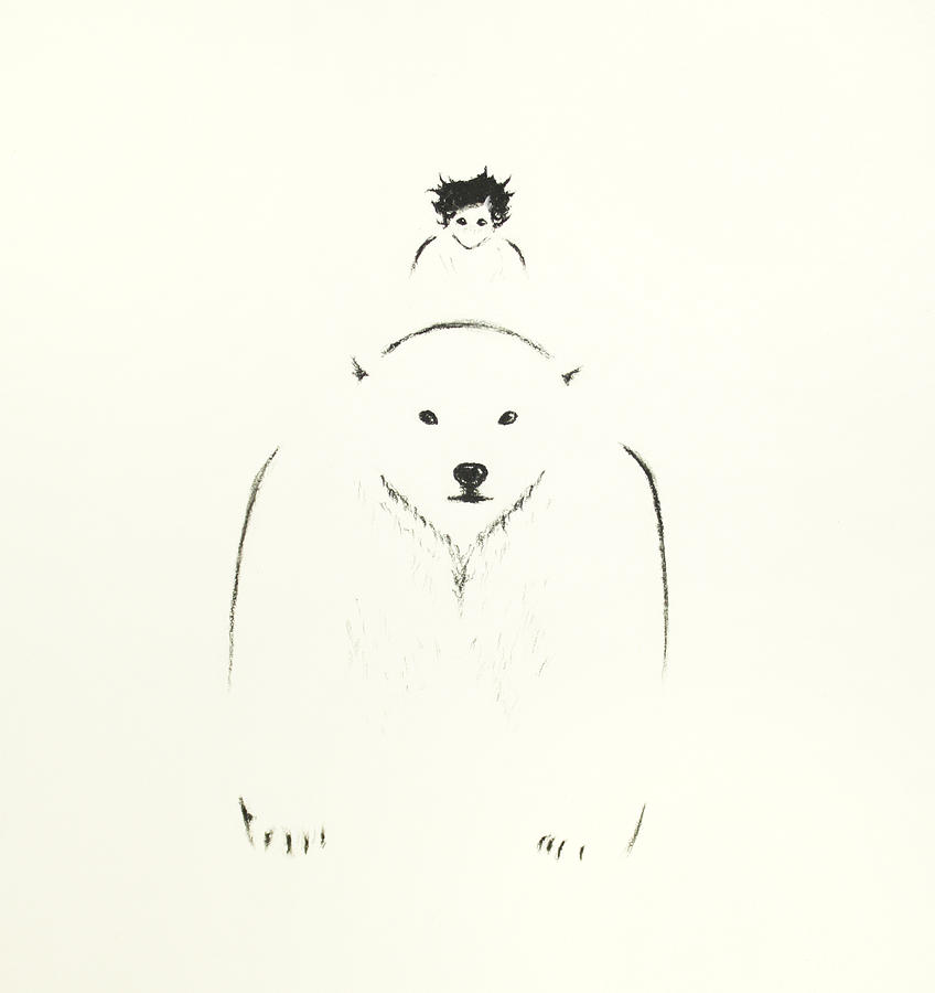 Draw a Polar Bear Head | Bear watercolor, Polar bear tattoo, Polar bear  drawing