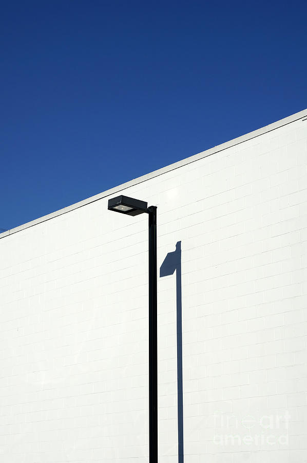 Minimalistic Lamppost Photograph by John  Mitchell