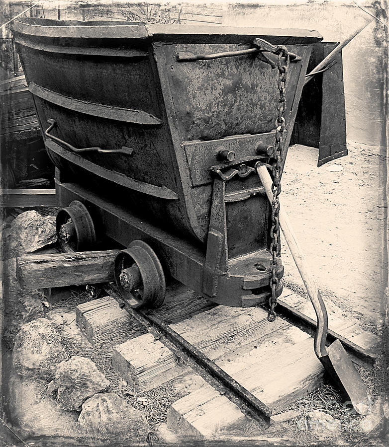 Mining Ore Cart Photograph by David Millenheft