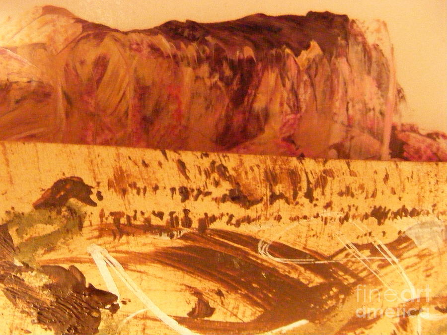 Mining Scrape Painting by Nancy Kane Chapman
