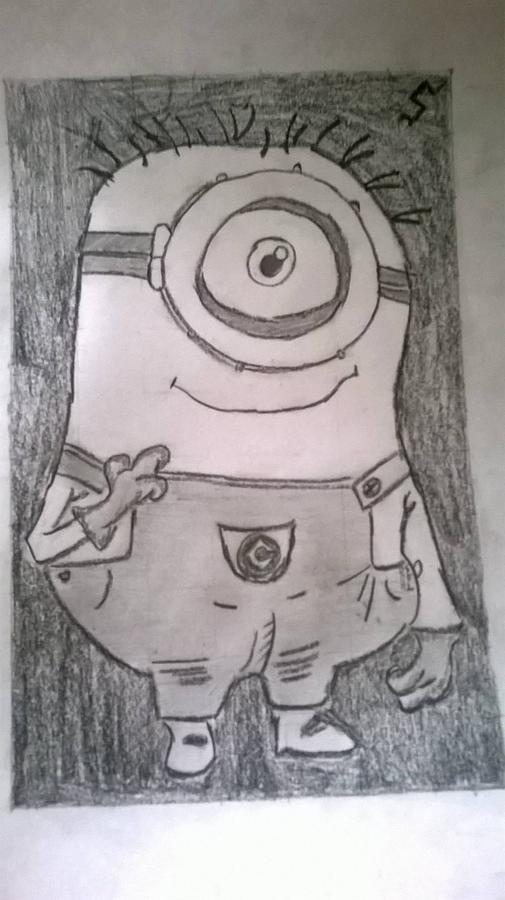 despicable me drawing minions