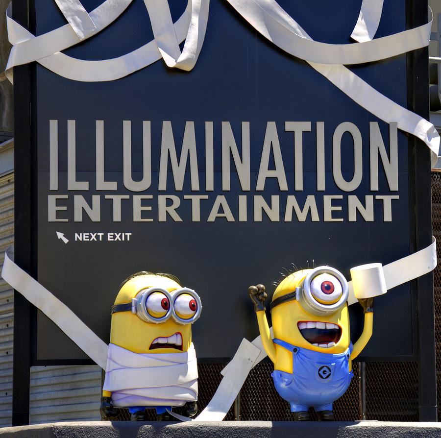 Hollywood Photograph - Minions Are Sneaky by Ricky Barnard