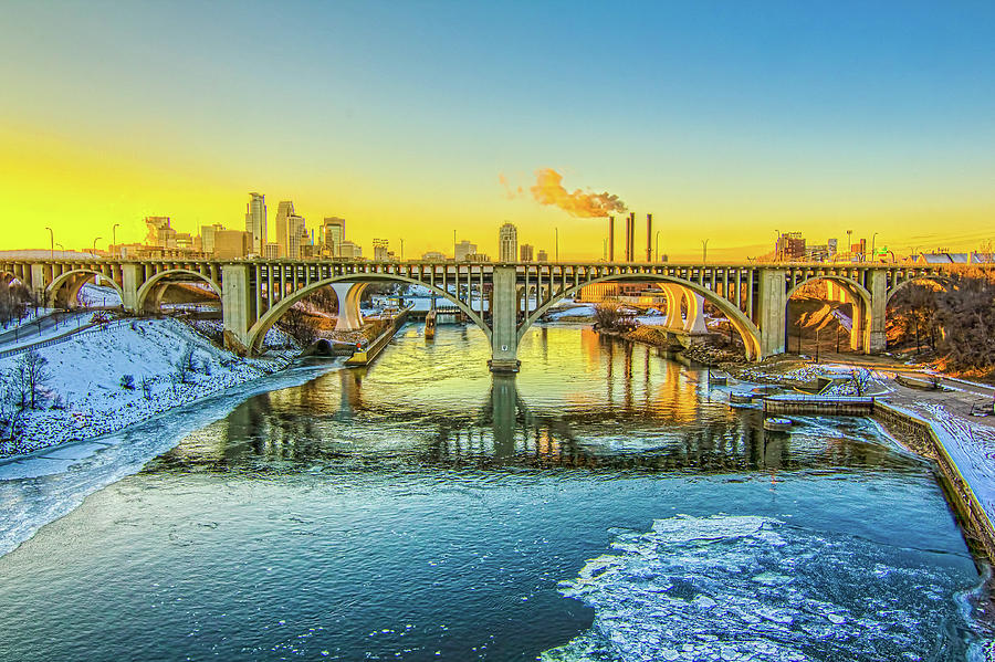 Minneapolis City View Photograph by Saibal