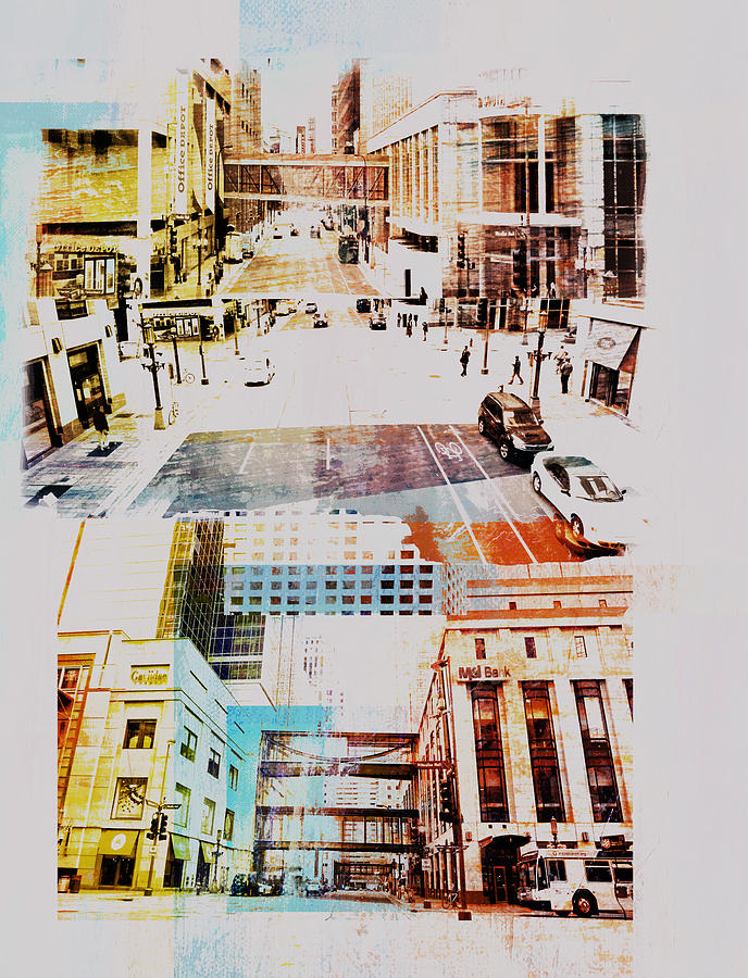 Minneapolis Collage Digital Art by Susan Stone