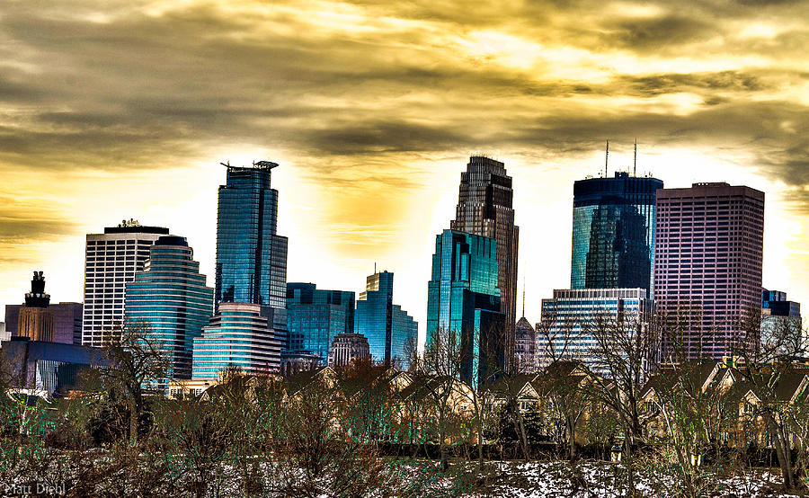 Minneapolis Glow Photograph by Matt Diehl Fine Art America