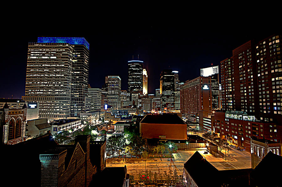 Minneapolis Nights Photograph by Doug Wallick