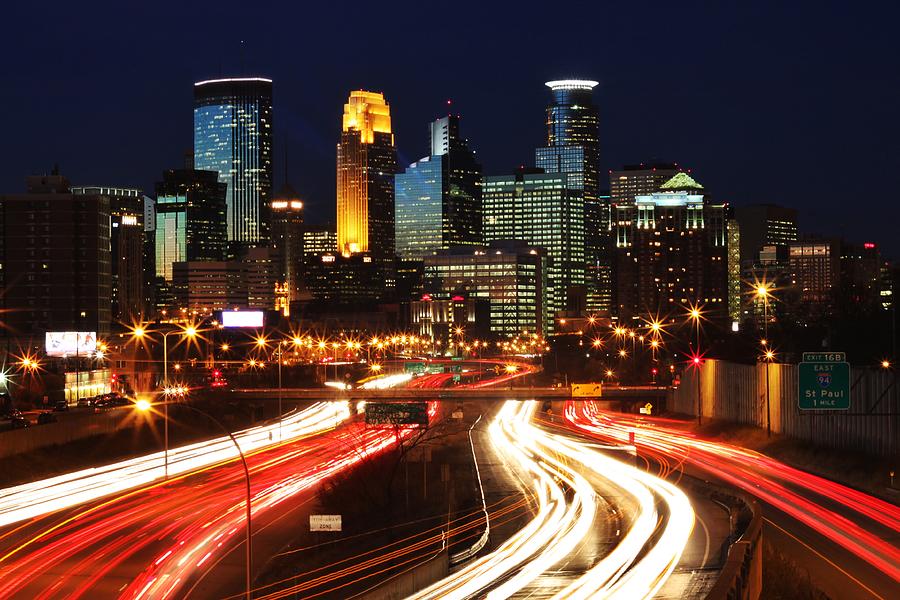 Minneapolis Skyline Photograph by Robert Burmaster - Fine Art America