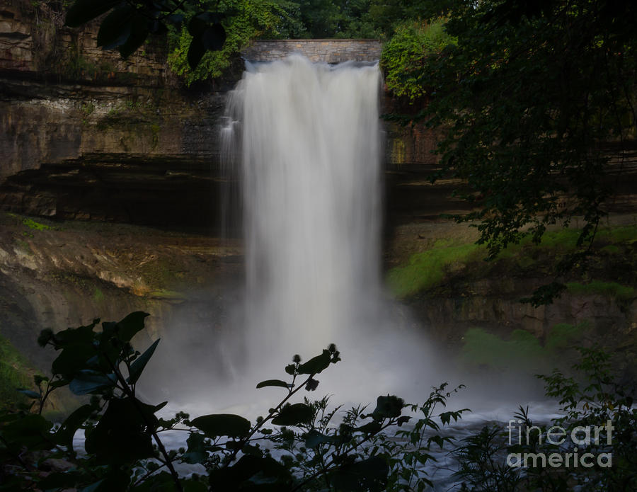 Water Falls Digital Art - Minnehaha Falls Laughing by Gary Rieks