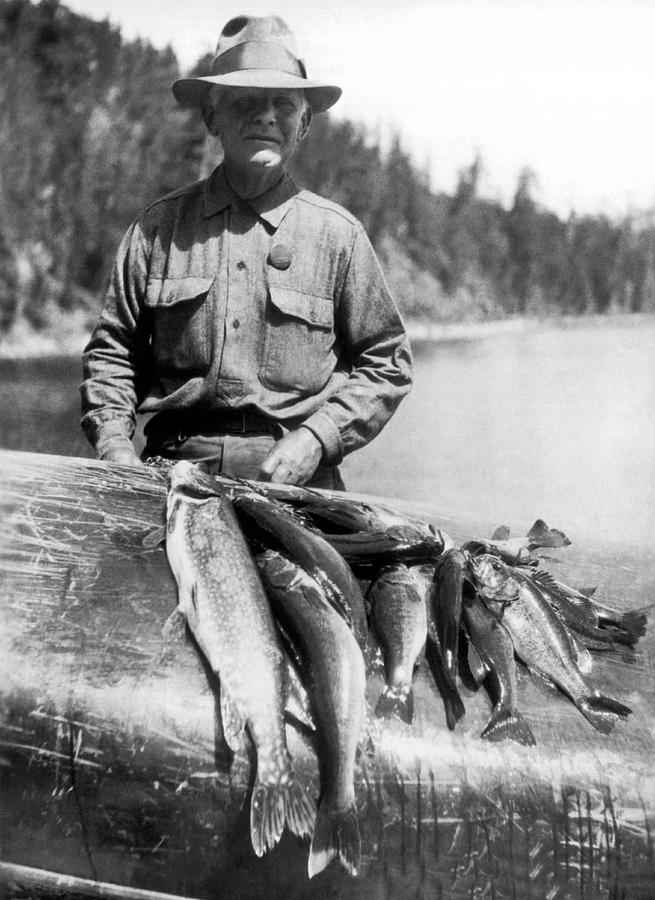 Minnesota Fishing Trip Photograph by Underwood Archives