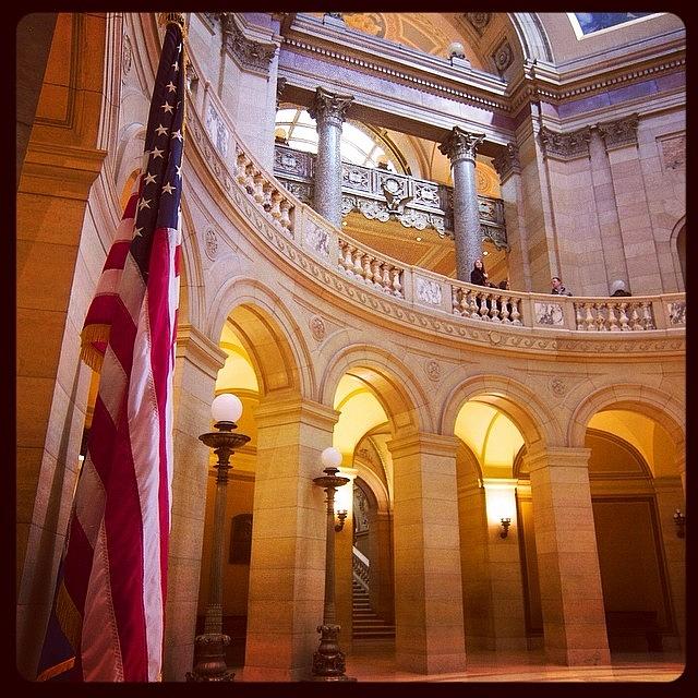 Architecture Photograph - Minnesota State Capitol Building by Hermes Fine Art