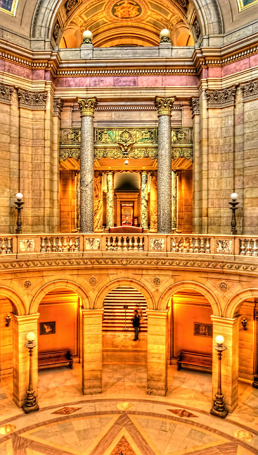 Minnesota State Capitol Rotunda Photograph by Amanda Stadther