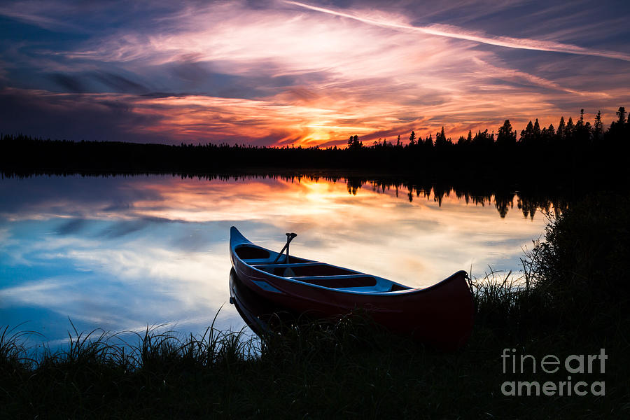 Minnesota sunset Photograph by Lori Dobbs