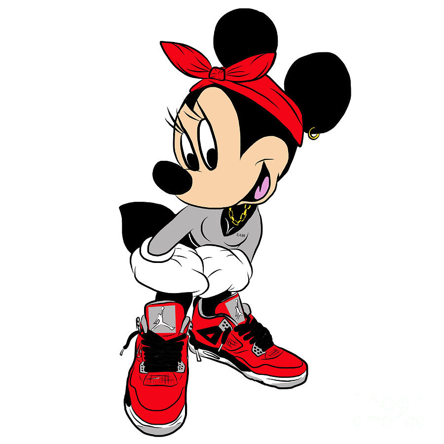 Minnie Mouse Aj4 Ea88 Digital Art by Edward Allen
 Ghetto Mickey And Minnie Mouse