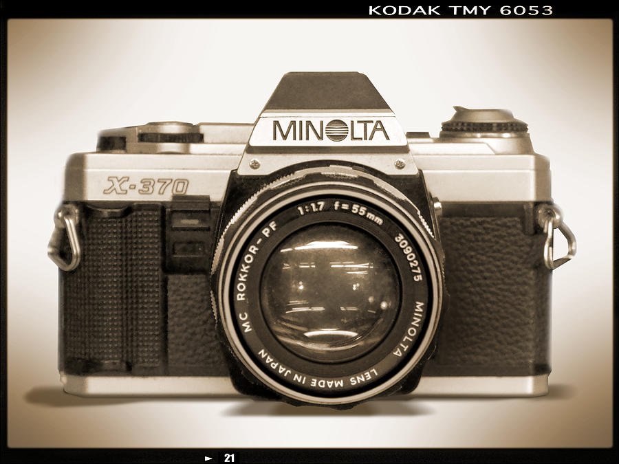 Minolta X-370 Photograph by Mike McGlothlen