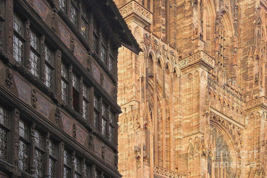 Minster of Strasbourg France Photograph by Rudi Prott