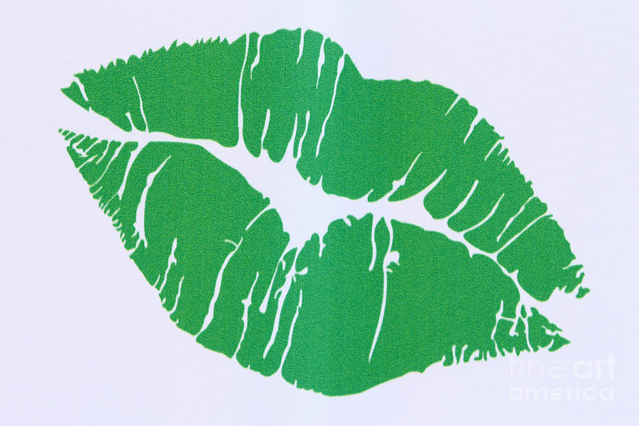 Mint Green Kiss Photograph by Nina Prommer