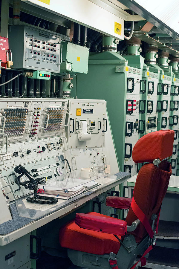 Air Force Photograph - Minuteman Missile Control Room by Jim West