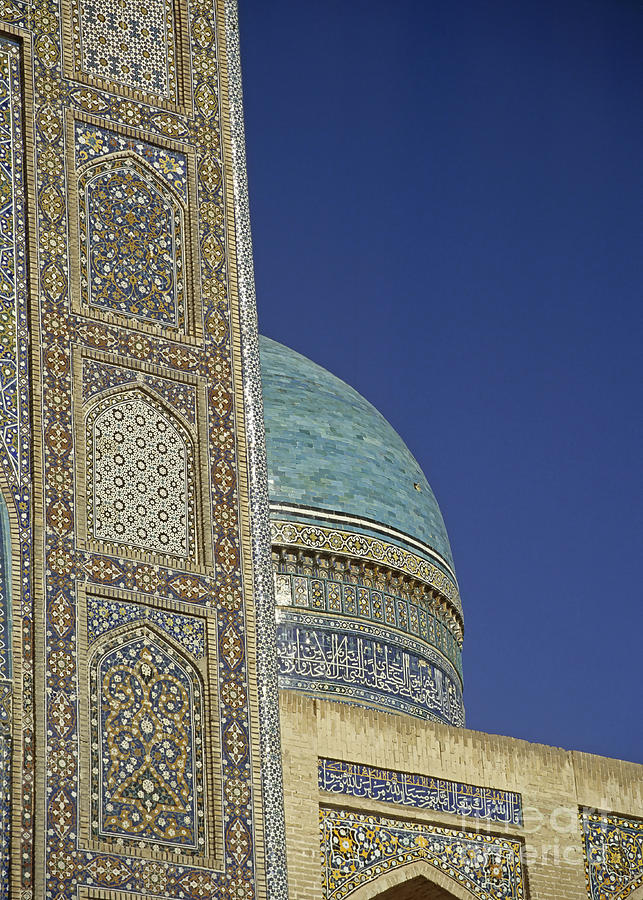 Mir-i-Arab Madrasah Bukhara Uzbekistan Photograph by Rudi Prott