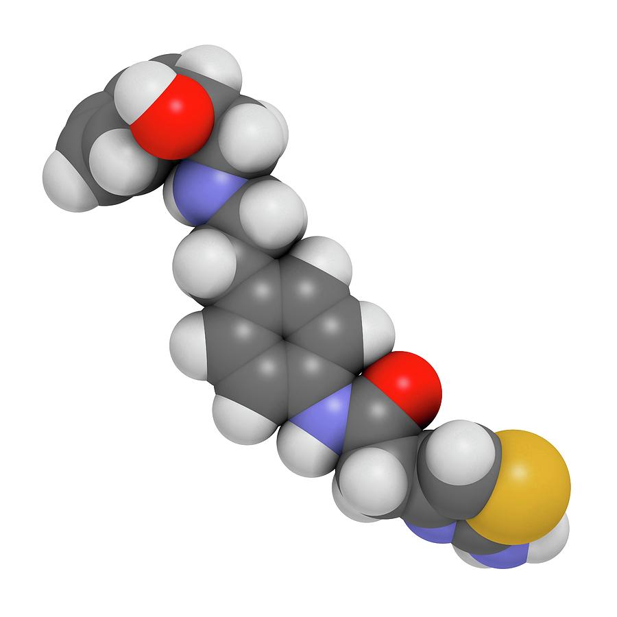 Overactive Photograph - Mirabegron Overactive Bladder Drug by Molekuul