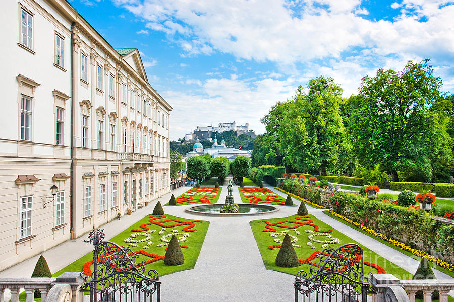 Mirabell Gardens in Salzburg Photograph by JR Photography