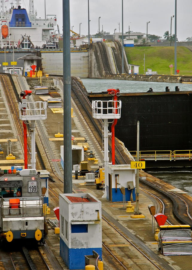Miraflores Locks on Panama Canal Photograph by Kirsten Giving