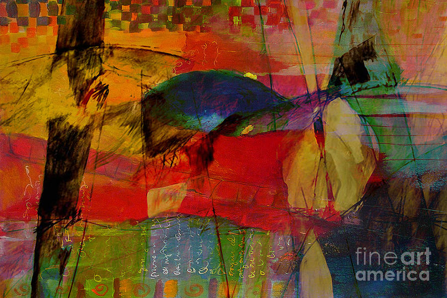Abstract Mixed Media - Mirage by Marvin Blaine