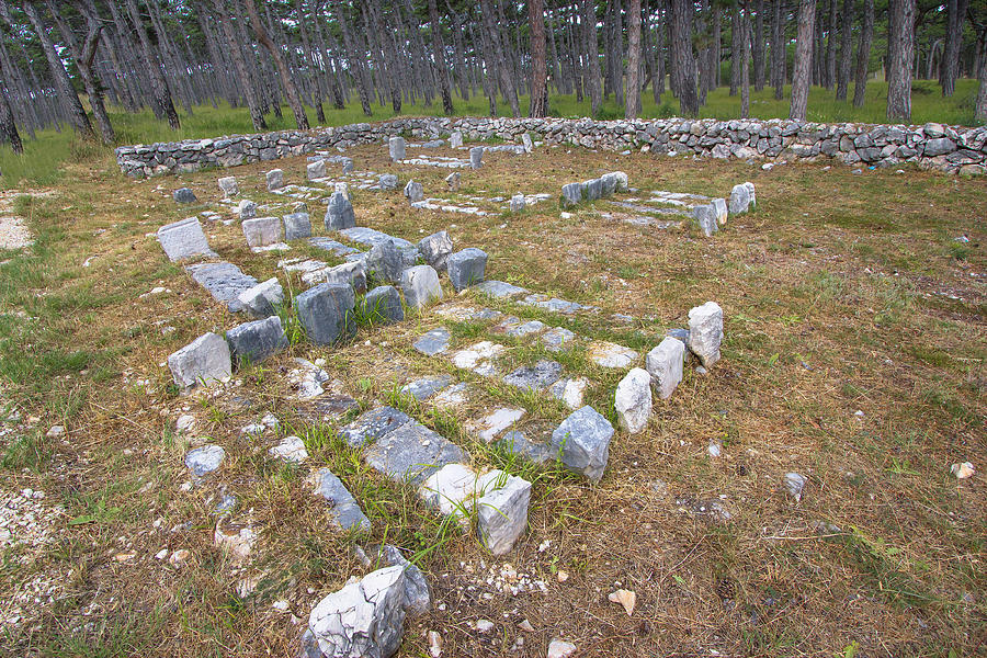 Mirila - historic stone graves in Dalmatia Photograph by Brch Photography