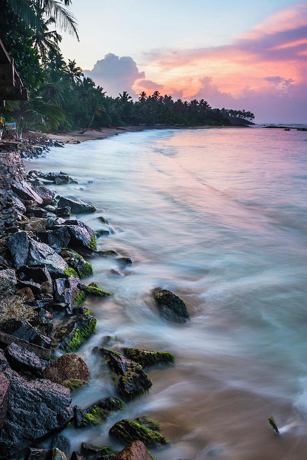 Mirissa Beach At Sunrise, South Coast Photograph by Matthew Williams ...