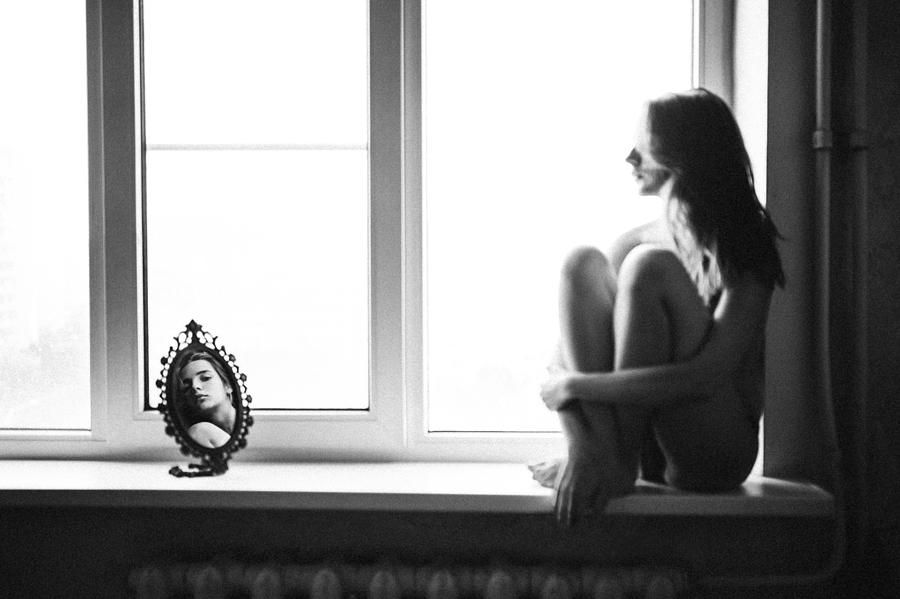 Mirror Photograph - Mirror by Borislav Kornienko