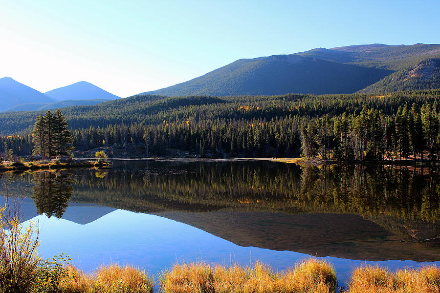 Rocky Mountain National Park Photograph - Mirror image by Silke Brubaker