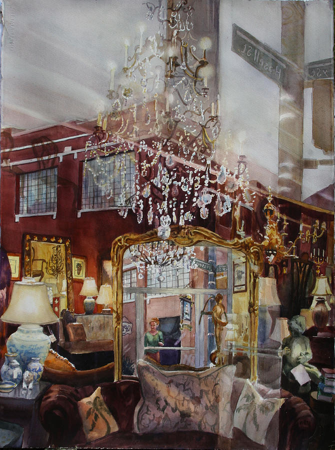 Reflections Painting - Mirror Mirror by Carolyn Epperly Reflections Painting - Mirror Mirror by Carolyn Epperly
