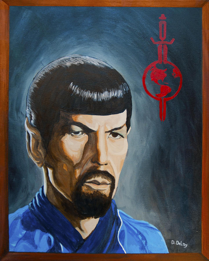 Mirror Mirror Spock Painting by Deirdre DeLay - Fine Art America