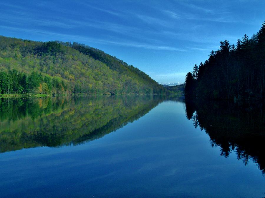 Mirrored in the Lake Photograph by Hominy Valley Photography