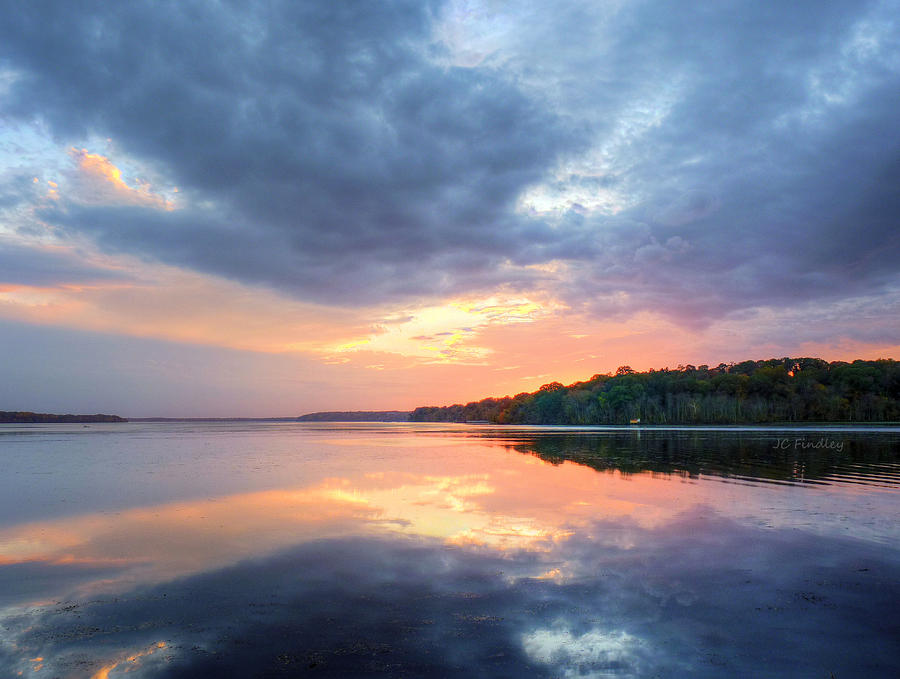 Sunset Photograph - Mirrored Sunset by JC Findley
