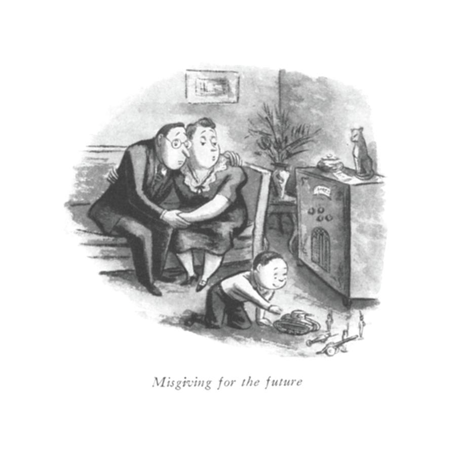 Misgiving For The Future Drawing by William Steig