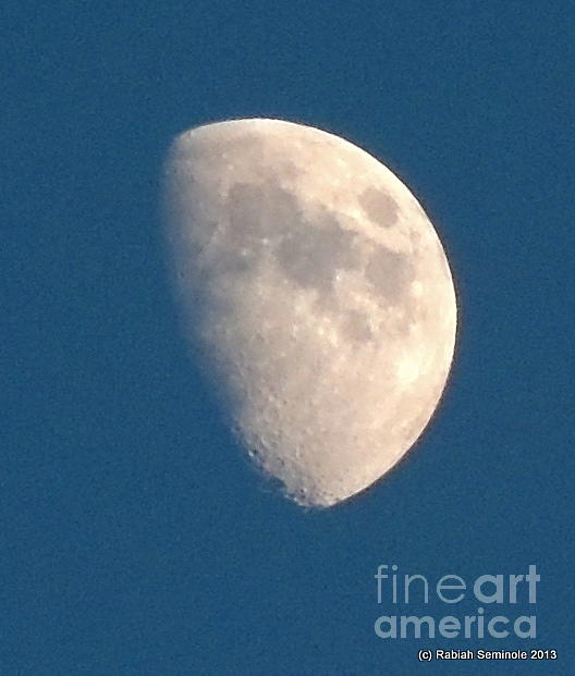 Mishis Moon Photograph by Rabiah Seminole