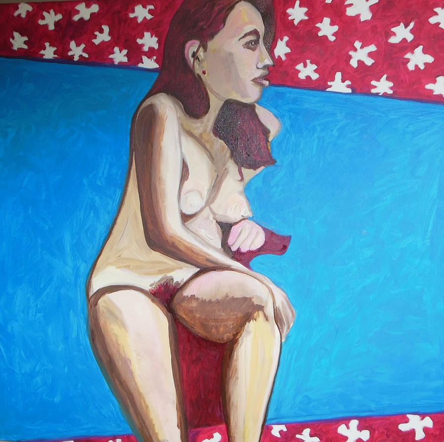 Miss Americana Painting by Esther Newman-Cohen