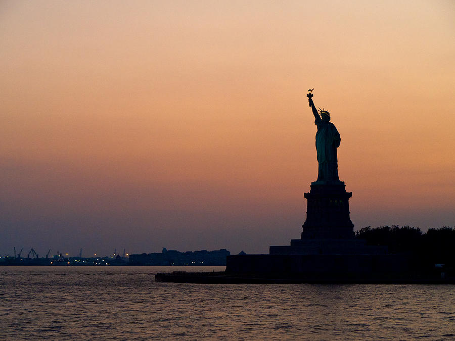 Miss Liberty Stands Guard Photograph by Cornelis Verwaal