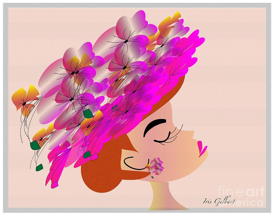 Flower Digital Art - Miss Rockingham by Iris Gelbart