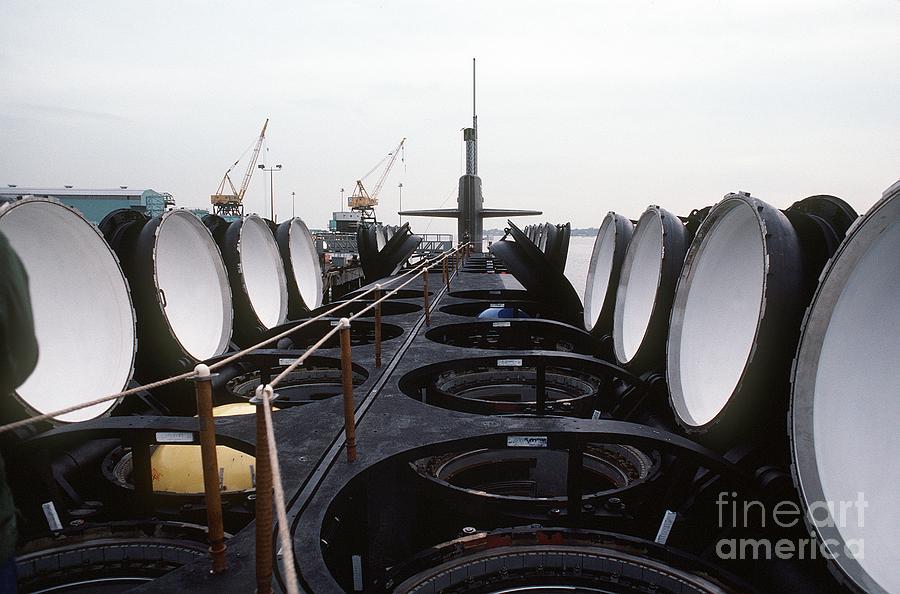 Missile Tubes On Submarine Photograph by Science Photo Library Missile Tubes On Submarine Photograph by Science Photo Library
