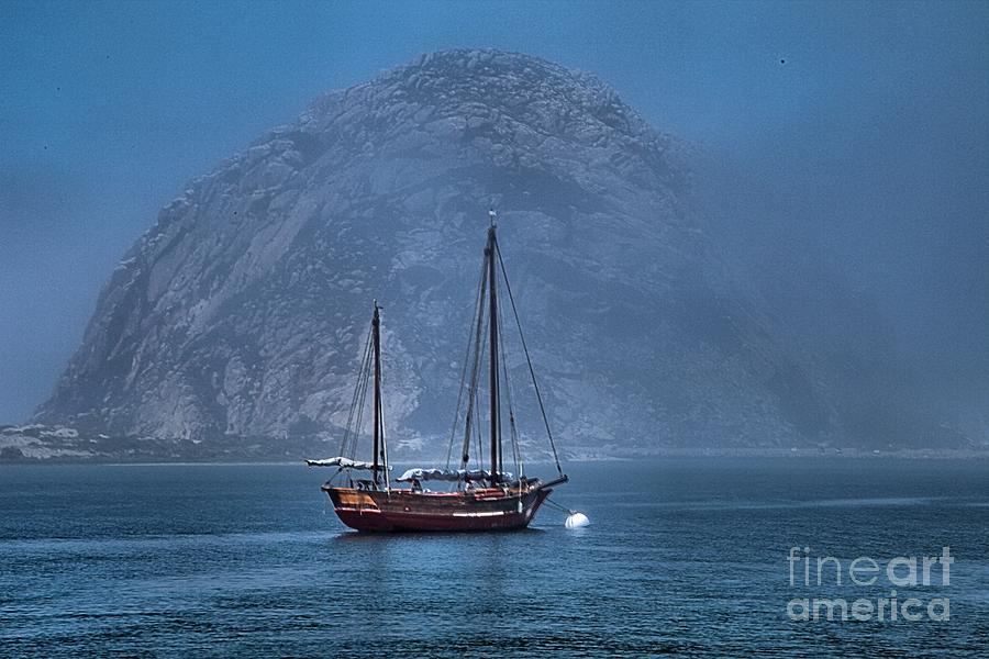 Morro Rock Photograph - Missing Lighthouse by Adam Jewell