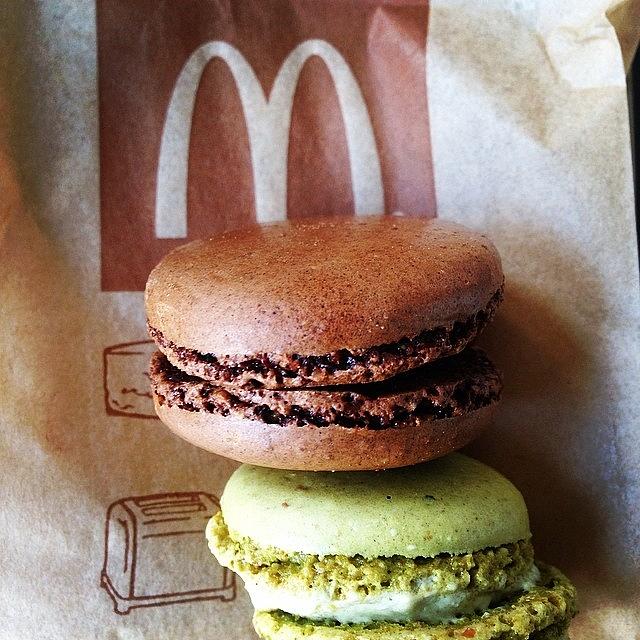 Macarons Photograph - Missing The Days When Even Mcdonalds by Van Le